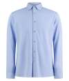 K143 KK143 Kustom Kit Long Sleeve Superwash® 60°C Piqué Shirt light heather blue colour image